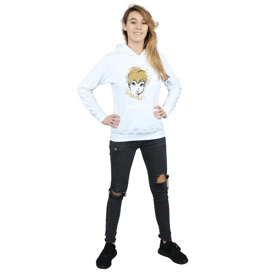 Disney Tinkerbell Sparkle Felpa con Cappuccio  