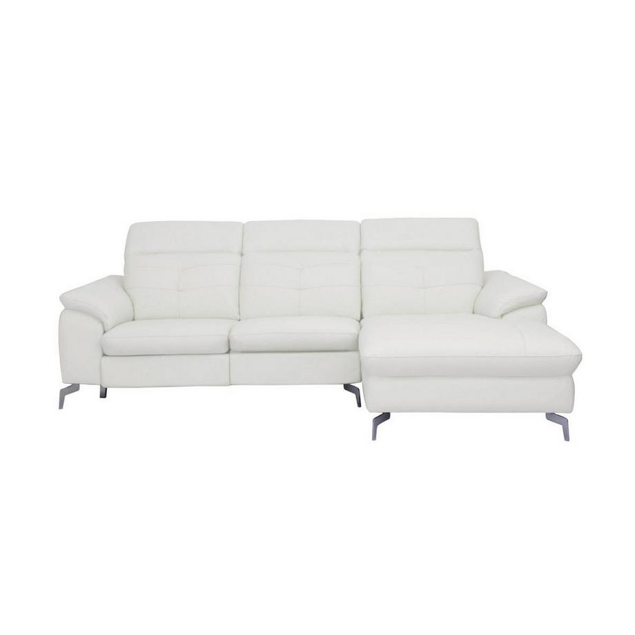 Vente-unique Relaxsofa Ecksofa Leder Ecke Rechts LISMORE  