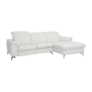 Vente-unique Relaxsofa Ecksofa Leder Ecke Rechts LISMORE  