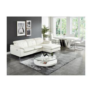 Vente-unique Relaxsofa Ecksofa Leder Ecke Rechts LISMORE  