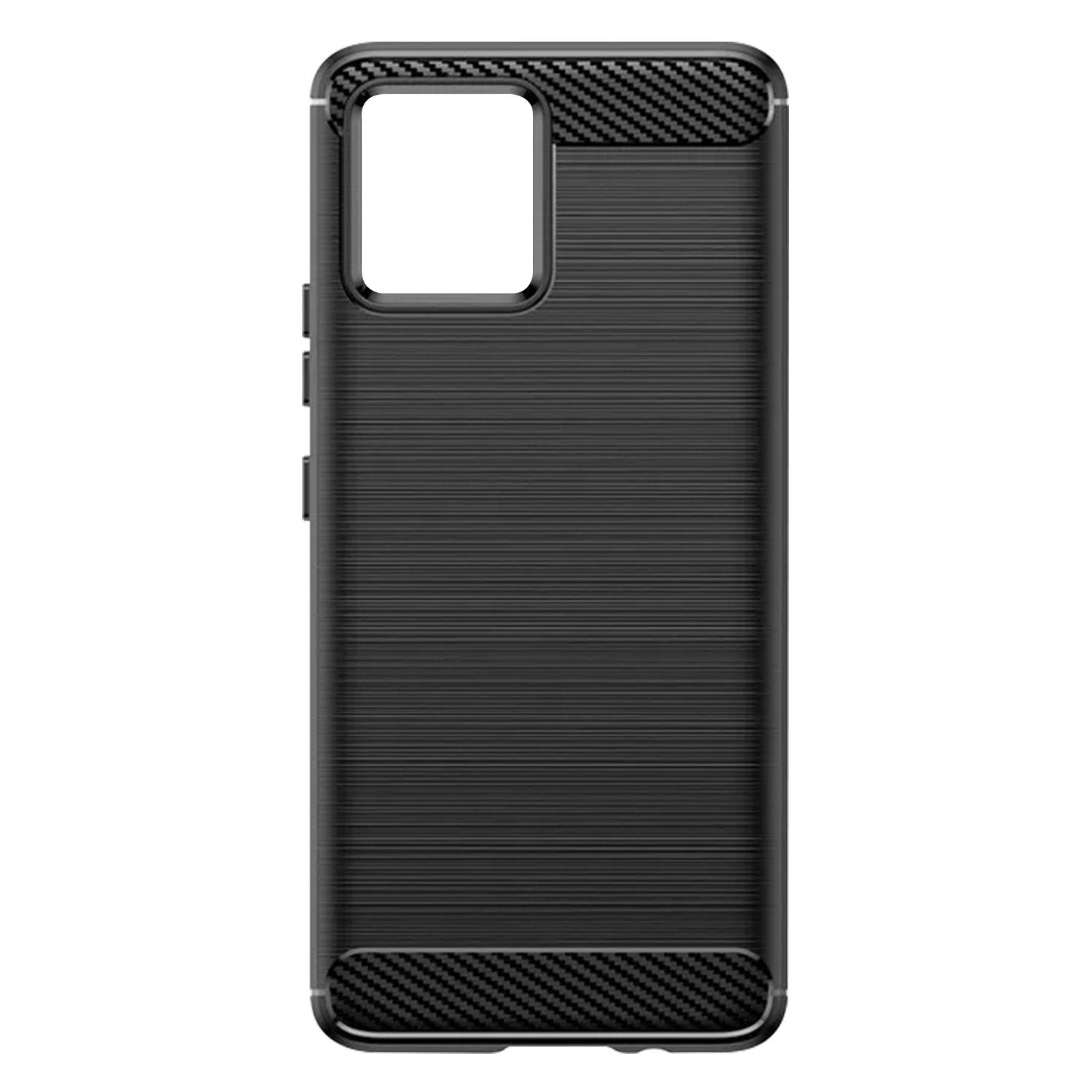 Avizar  Cover Motorola Moto G72 effetto carbonio 