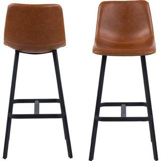 mutoni Tabouret de bar Barnstable cognac (1 pièce)  