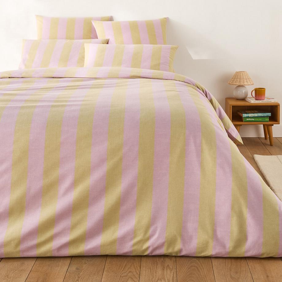 La Redoute Intérieurs Housse de Couette Tamori Coton Rayée  