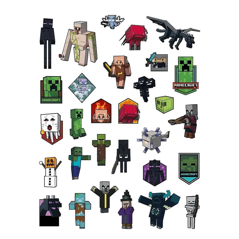 Panini  Minecraft: 1001 Sticker: Stickern - Rätseln - Ausmalen 