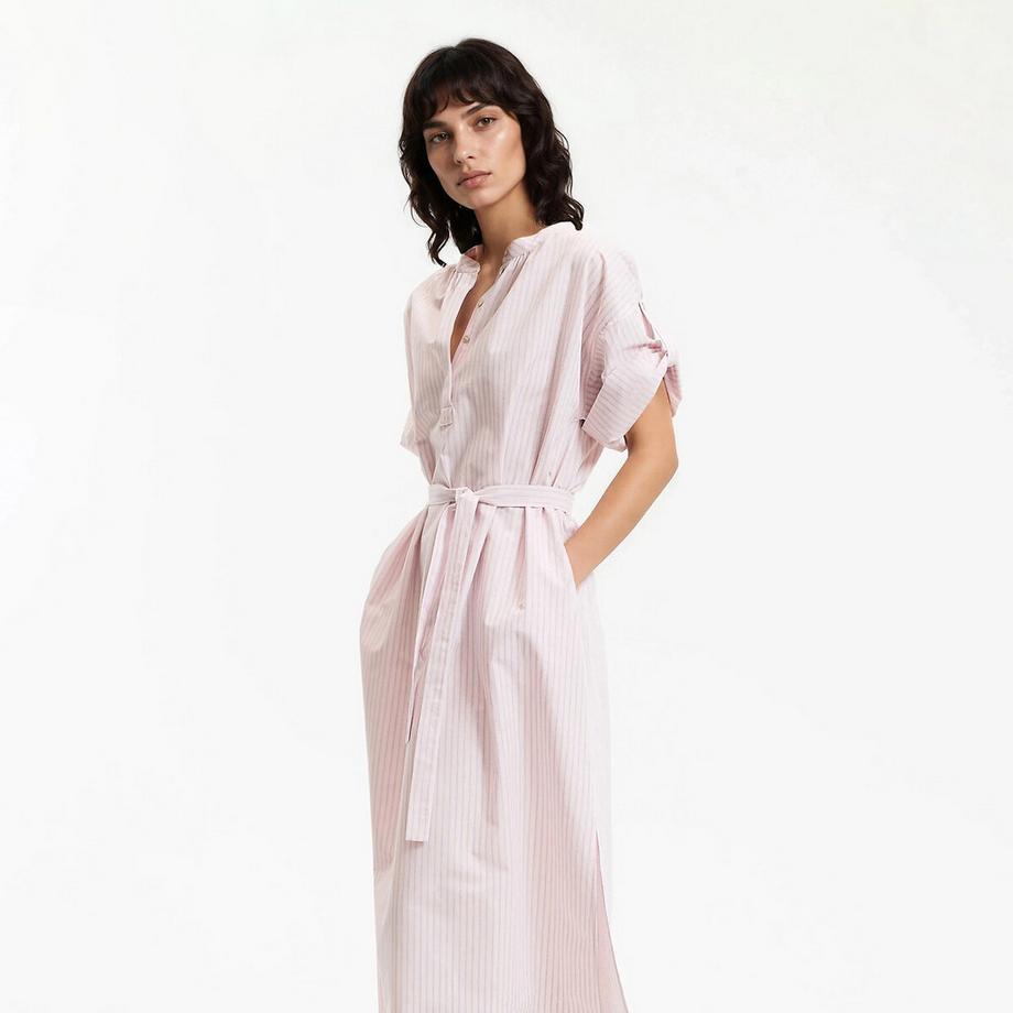 La Redoute Collections Robe longue rayée coton lin  