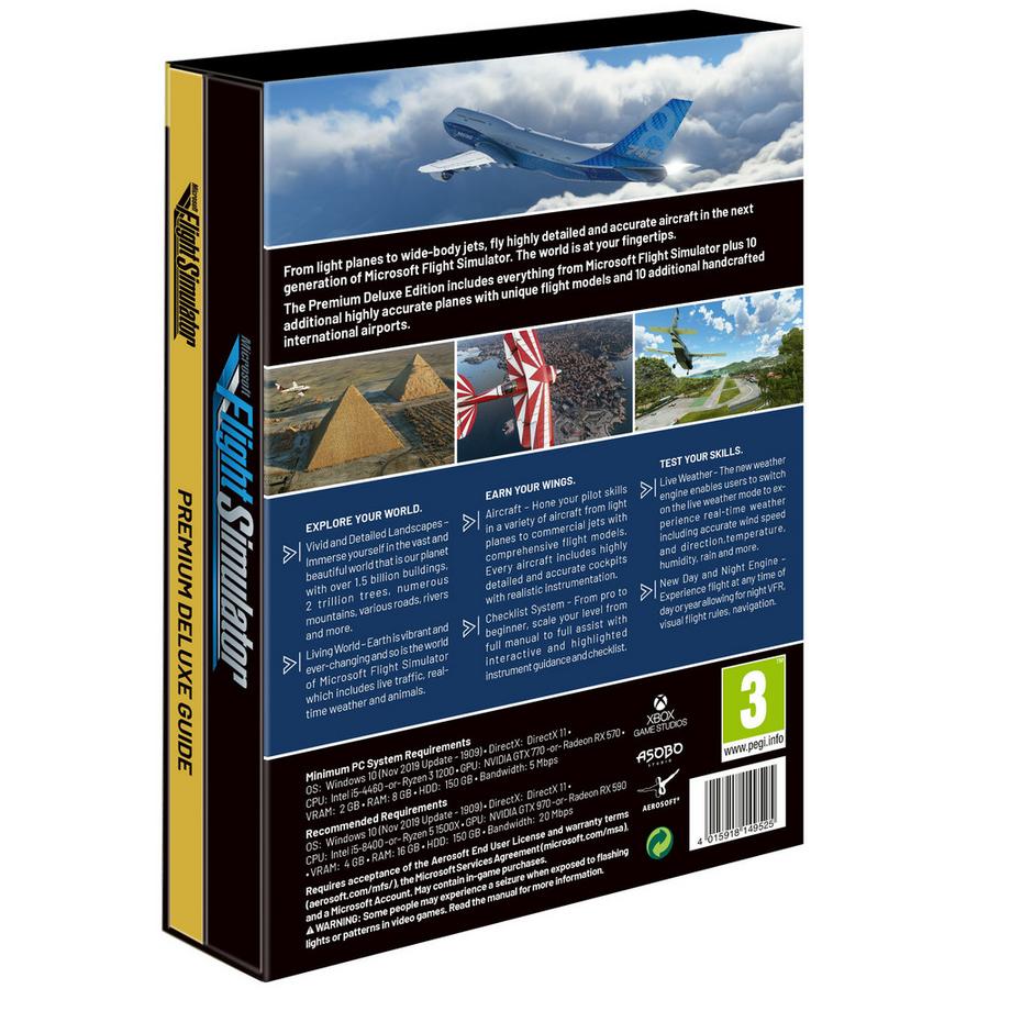 Microsoft  Flight Simulator 2020 (Deluxe) Premium Mehrsprachig PC 