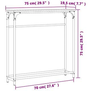 VidaXL Table console bois d'ingénierie  