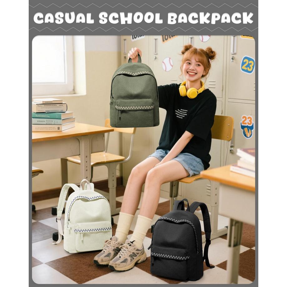 Only-bags.store Sac à dos scolaire léger pour adolescents  