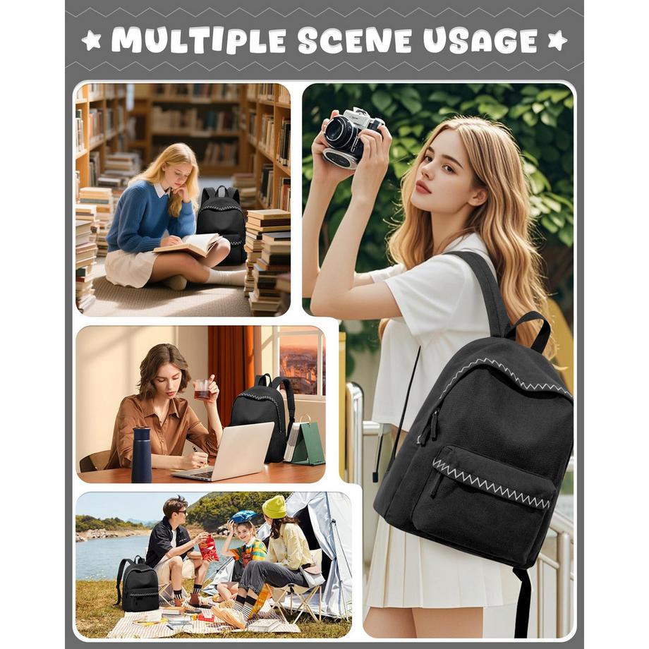 Only-bags.store Sac à dos scolaire léger pour adolescents  