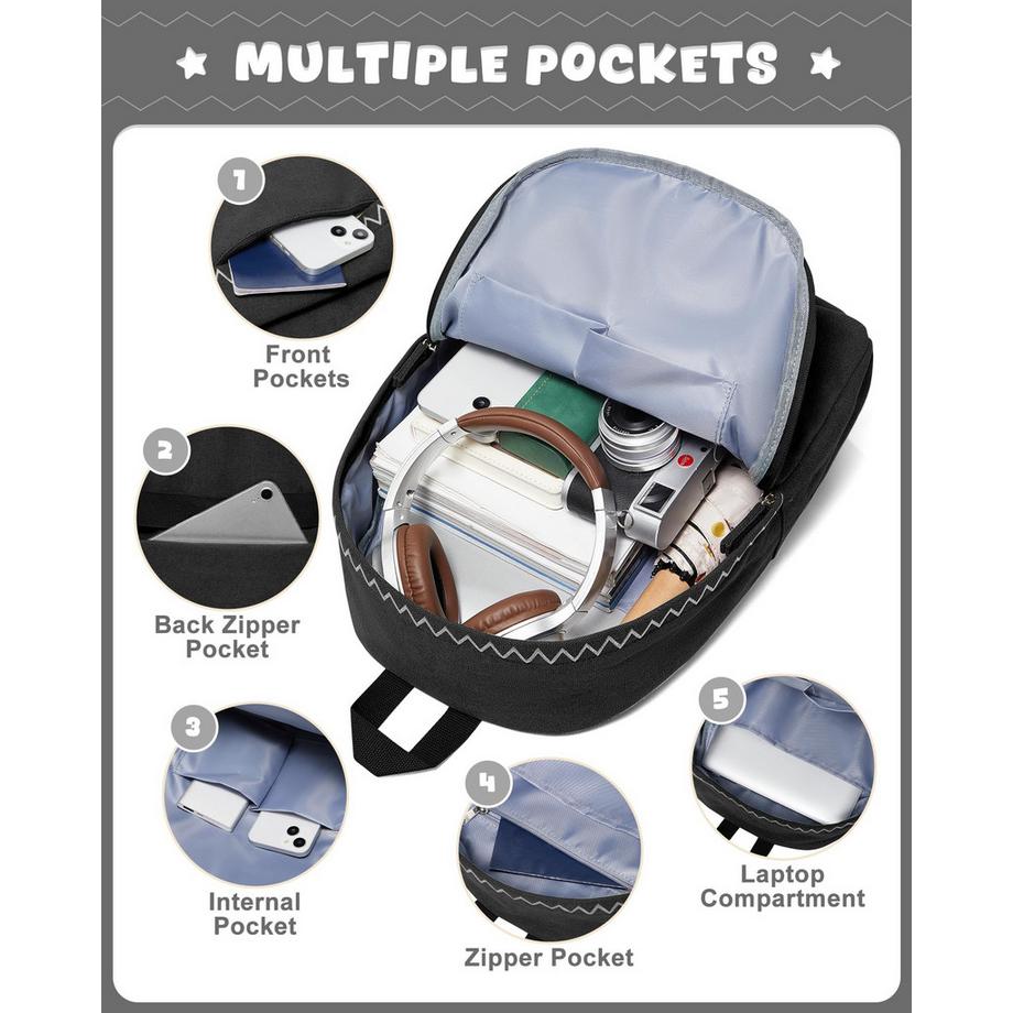 Only-bags.store Sac à dos scolaire léger pour adolescents  