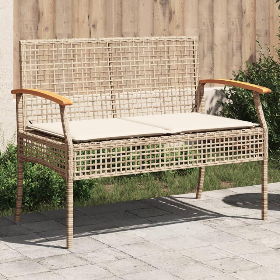 VidaXL Gartenbank poly-rattan  