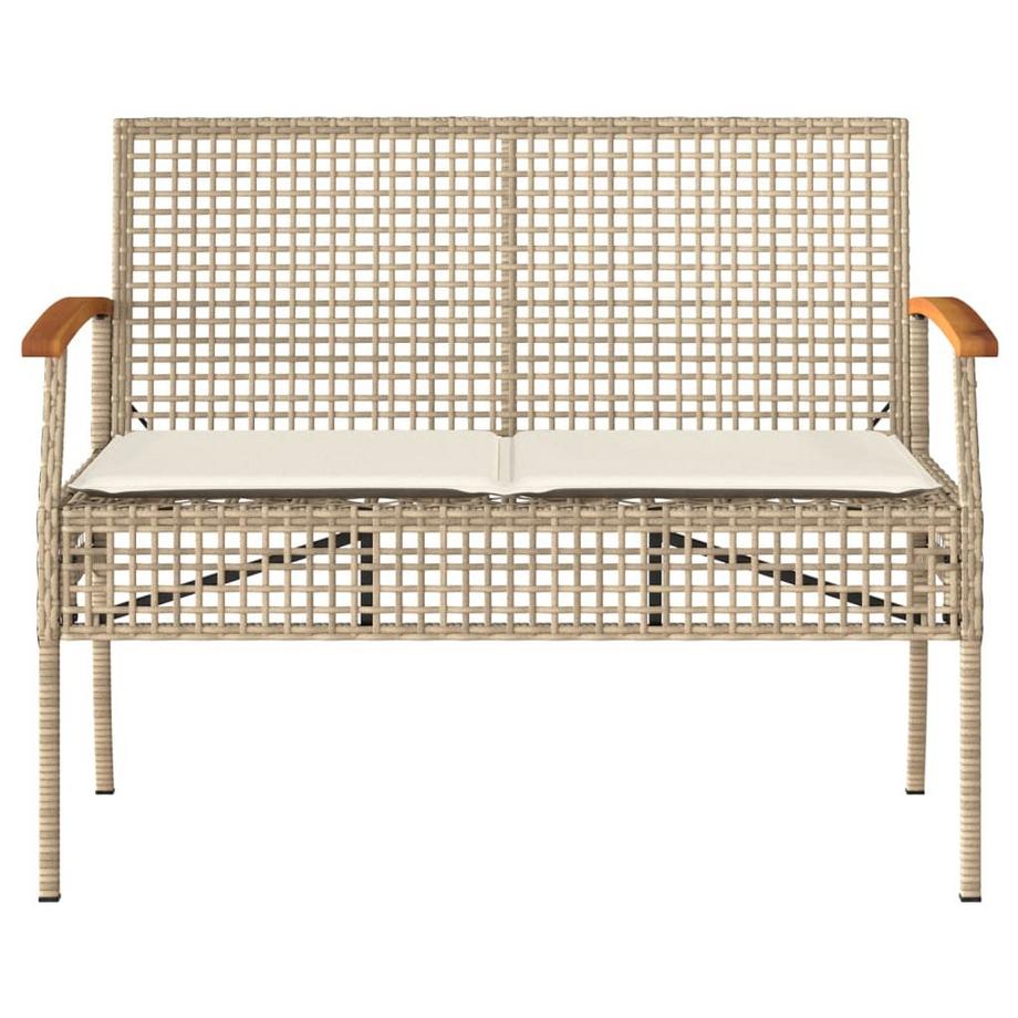 VidaXL Gartenbank poly-rattan  
