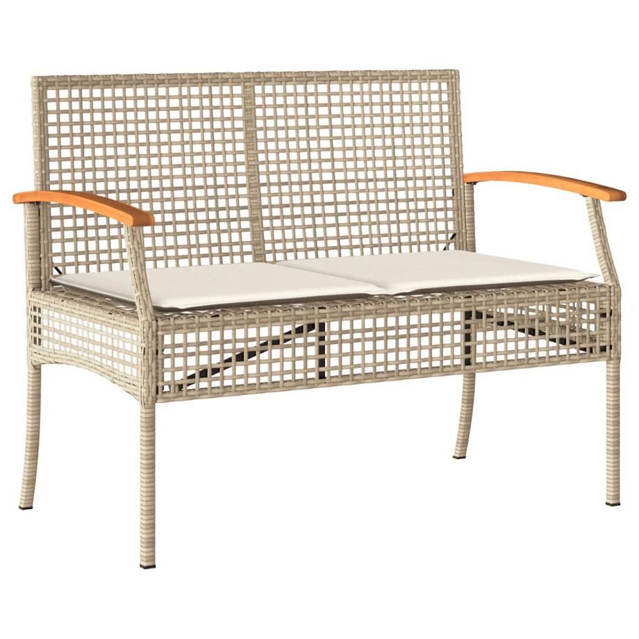 VidaXL Gartenbank poly-rattan  