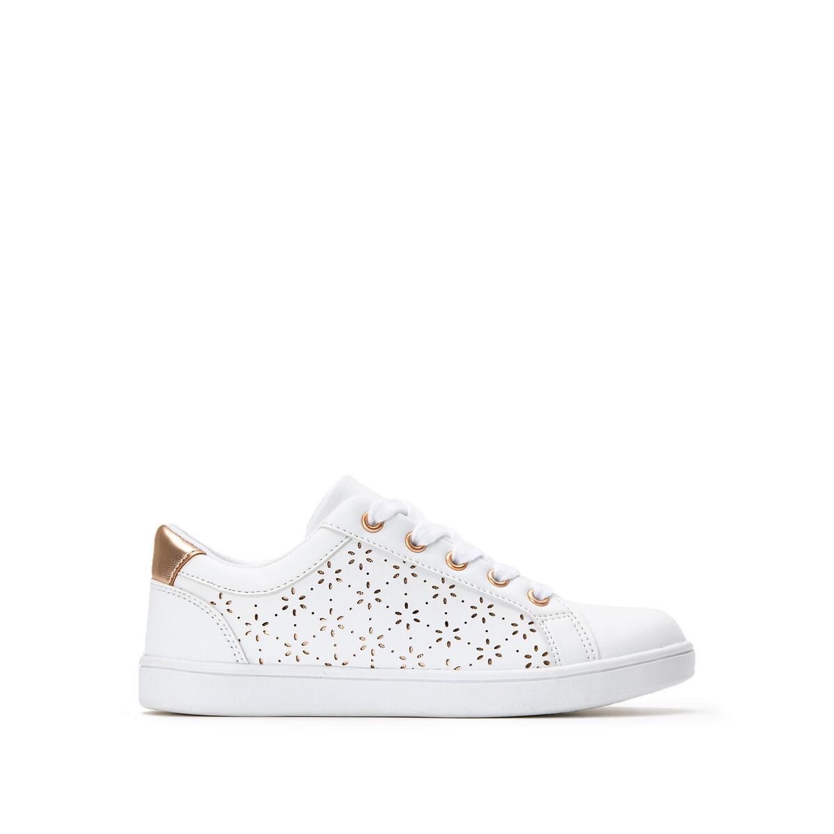 Image of Sneakers Mit Lochmuster Unisex Weiss 27