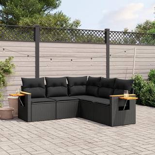 VidaXL Ensemble de canapés de jardin rotin synthétique  