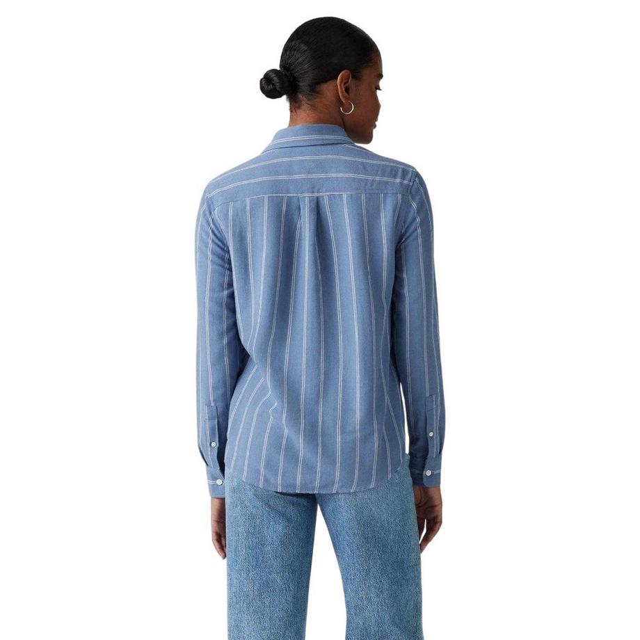 Levis  Camicia Regolare A Strisce Collare Manica Lunga 