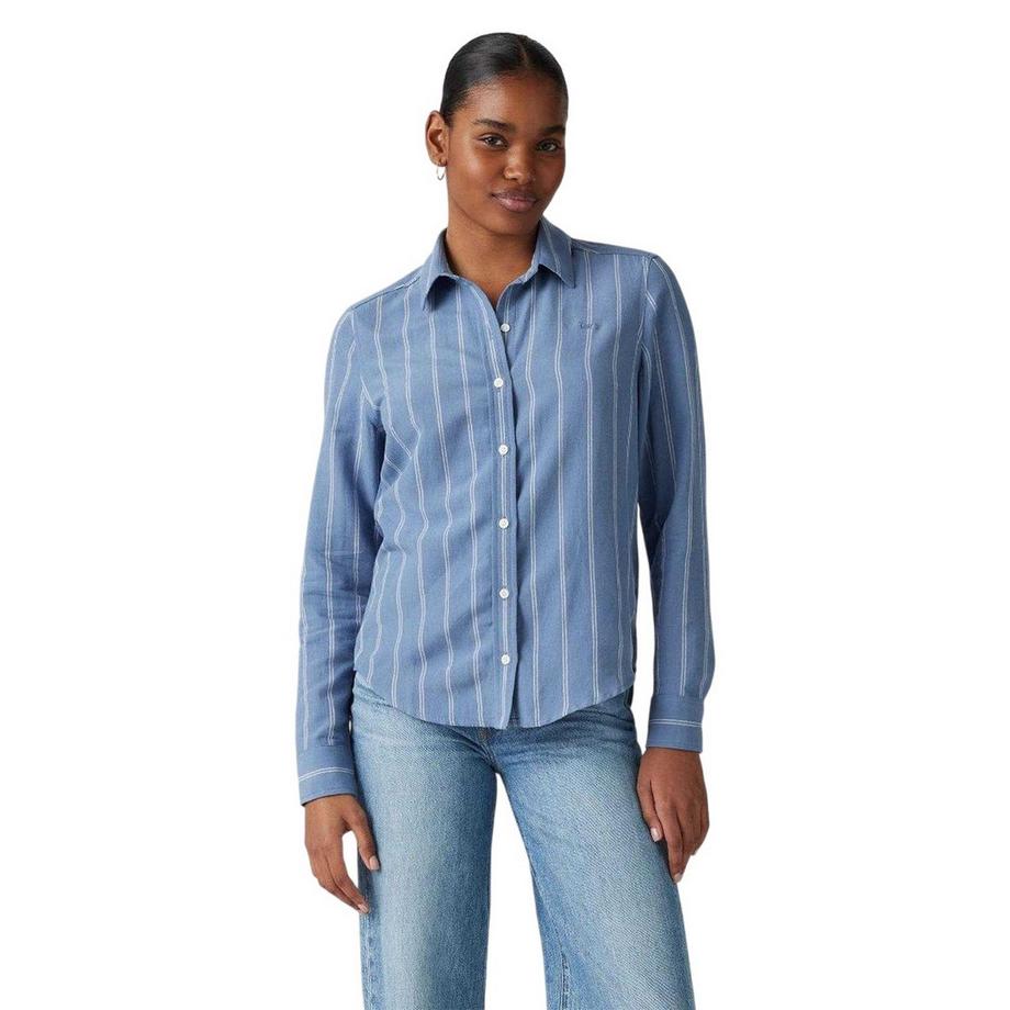 Levis  Camicia Regolare A Strisce Collare Manica Lunga 