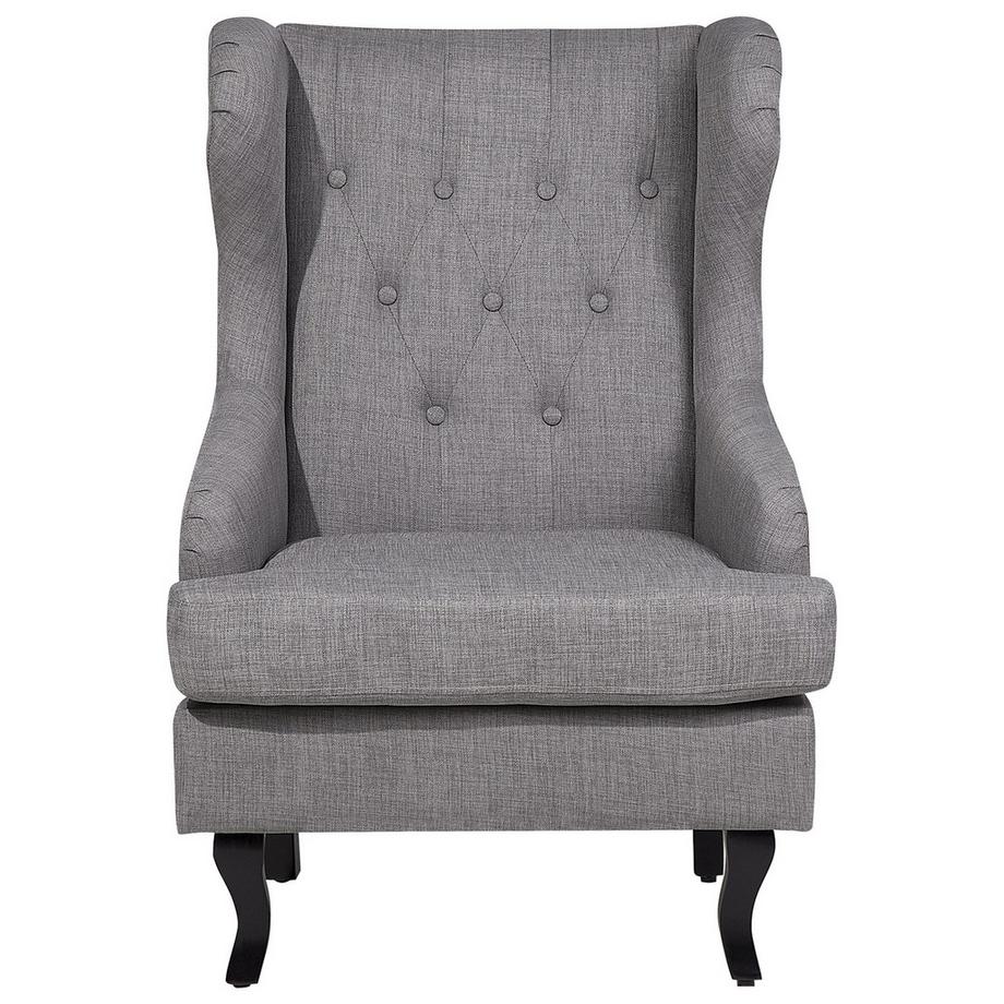 Beliani Ohrensessel aus Stoff Retro ALTA  