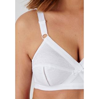 Damart  Soutien-gorge croisé sans armatures, grand maintien. 