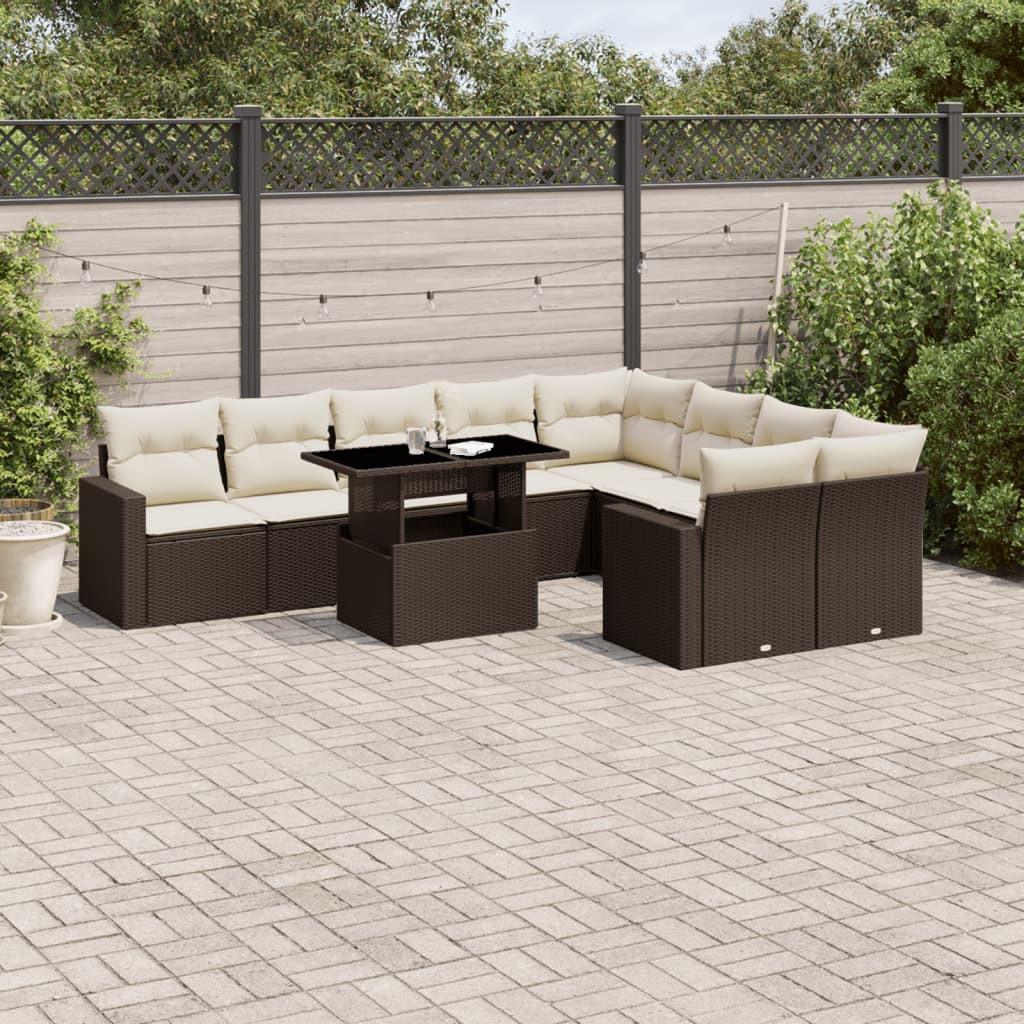 VidaXL Garten sofagarnitur poly-rattan  