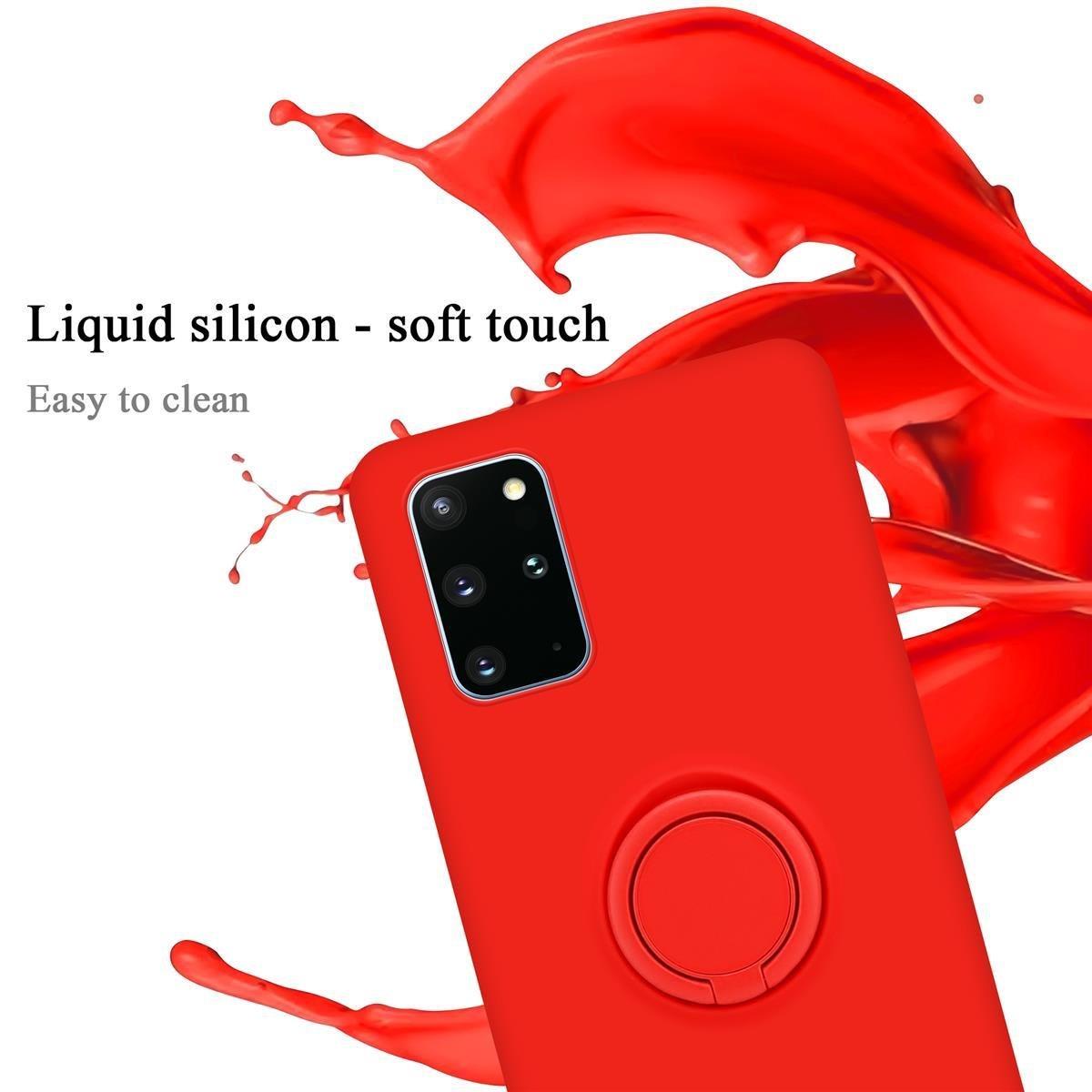 Cadorabo  Hülle für Samsung Galaxy S20 PLUS TPU Silikon mit Ring Liquid 