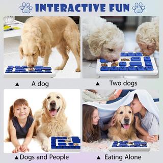 Activity-board  Hundespielzeug Intelligenz Langeweile mit quietschenden Geräuschen Spielzeug behandeln Intelligenzspielzeug für Hunde IQ-Training Waschbare Hundeintelligenz 