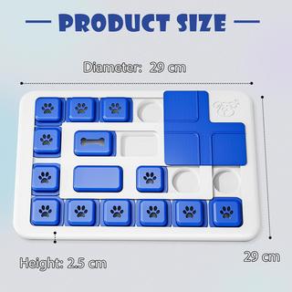 Activity-board  Hundespielzeug Intelligenz Langeweile mit quietschenden Geräuschen Spielzeug behandeln Intelligenzspielzeug für Hunde IQ-Training Waschbare Hundeintelligenz 