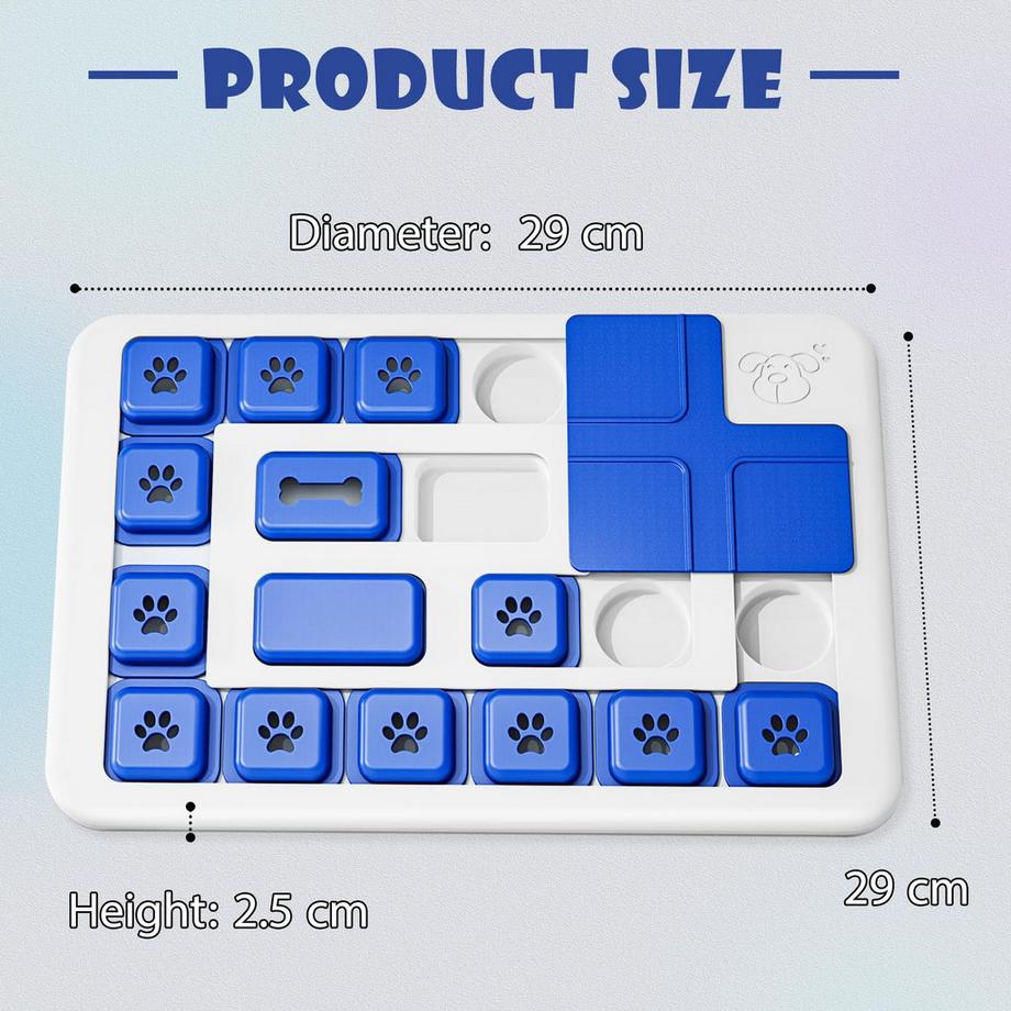 Activity-board  Jouet pour Chien Intelligence Ennui avec des Sons Grinçants Traiter Jouet Intelligence Jouet pour Chiens QI Training Intelligence Lavable pour Chien 