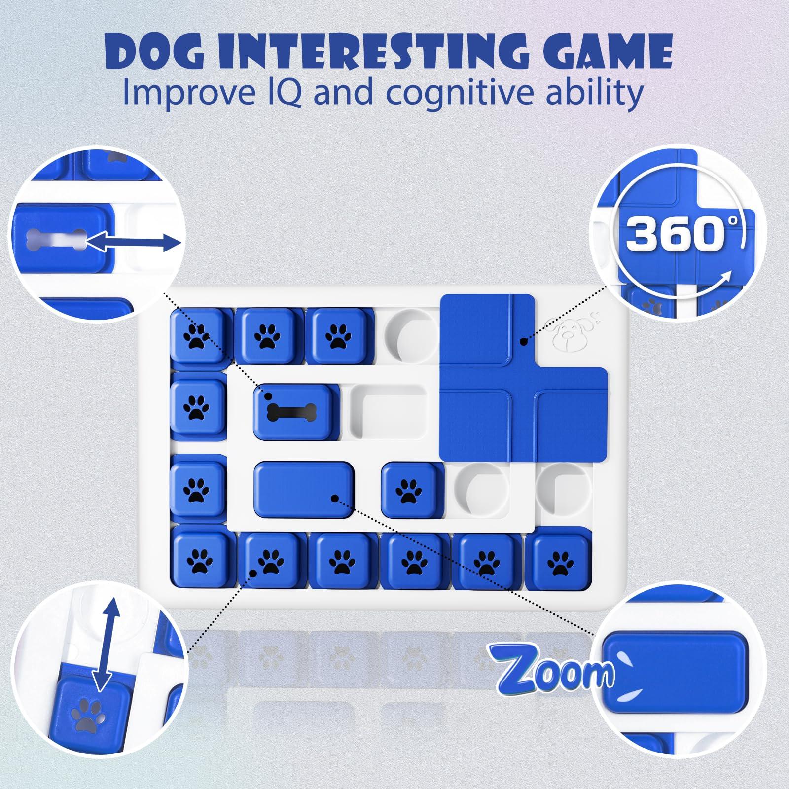 Activity-board  Hundespielzeug Intelligenz Langeweile mit quietschenden Geräuschen Spielzeug behandeln Intelligenzspielzeug für Hunde IQ-Training Waschbare Hundeintelligenz 