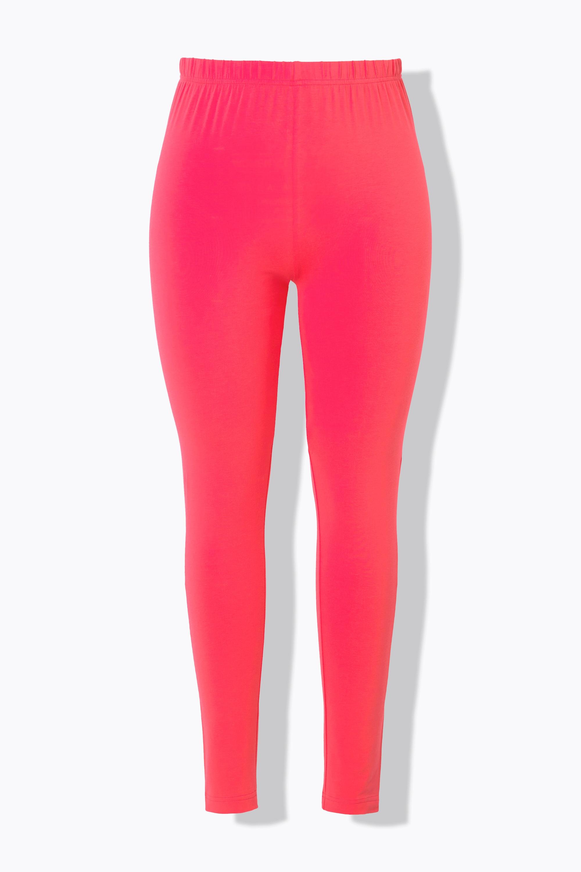 Ulla Popken  Legging en coton avec taille élastique, coupe Slim 