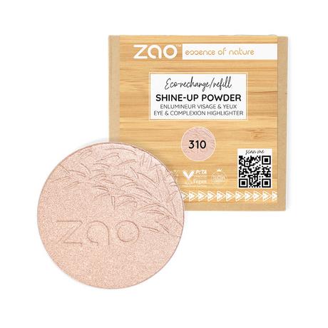 ZAO MAKEUP  Refill Shine-up Powder Enluminator - Bio-zertifiziert und vegan 