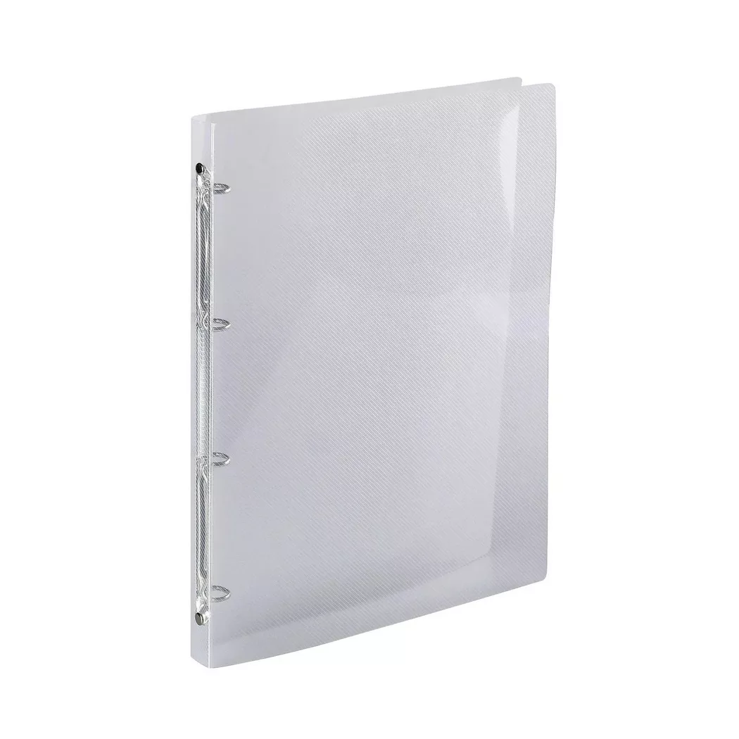 EXACOMPTA Ringbuch PP, 4-Ring-Mechanik, DIN A4, kristall