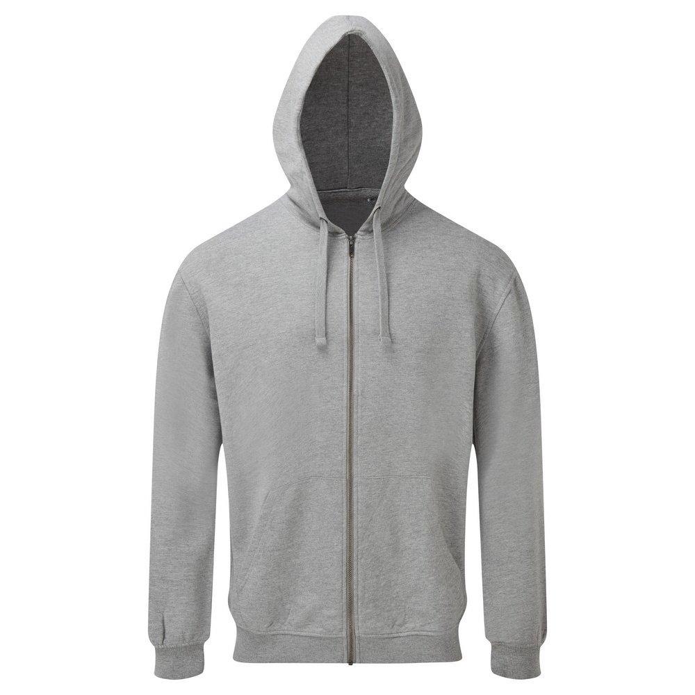 Image of Coastal Vintage Wash Hoodie Mit Durchgehendem Reißverschluss Herren Grau L