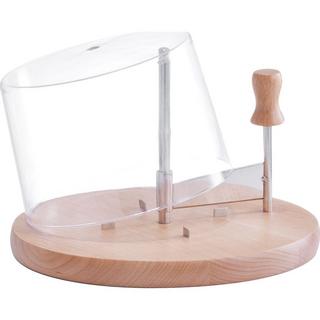 Zeller Present Käserondell mit Haube BucheInox ø22,5x15cm  