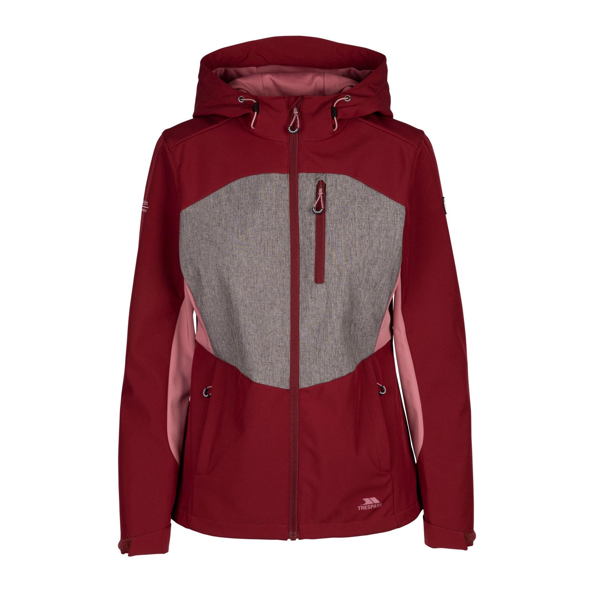 Image of Eckwood Softshelljacke Unisex Dunkelrot 46