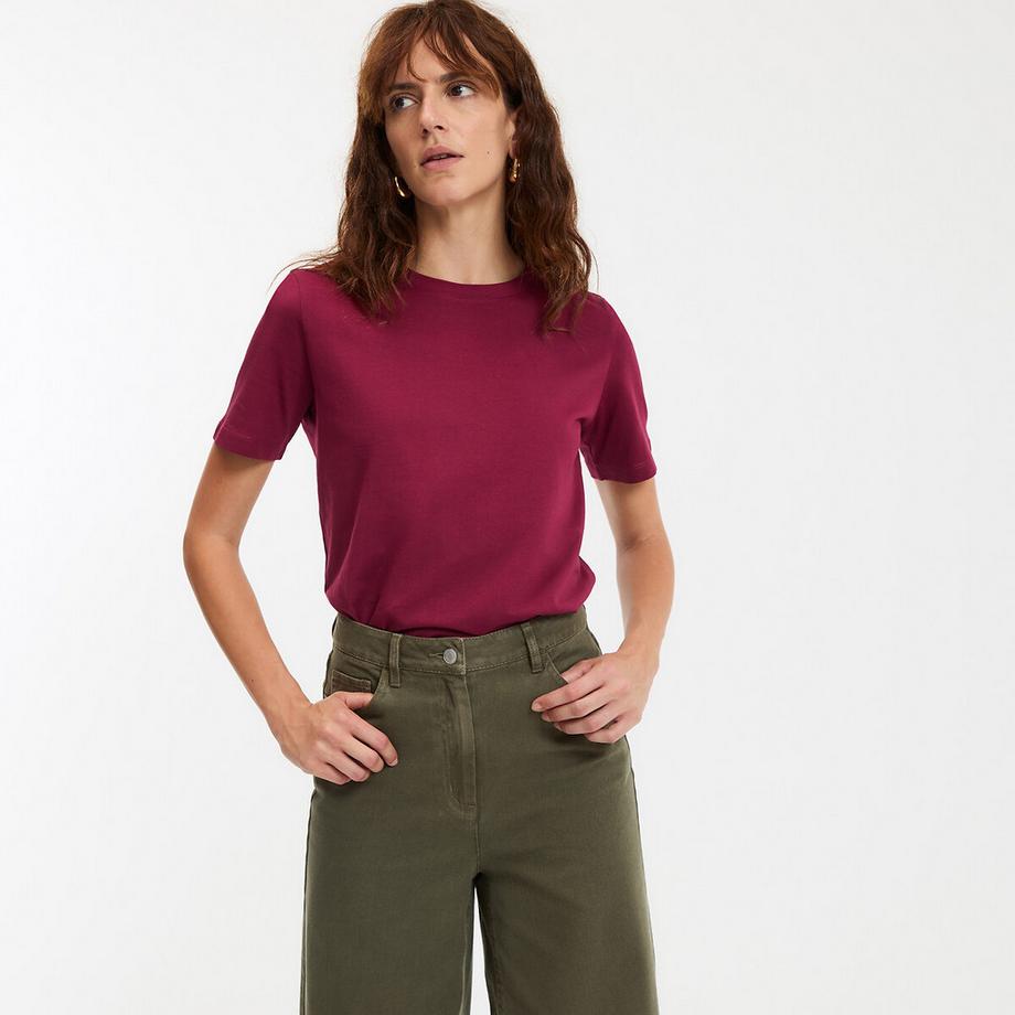 La Redoute Collections T-shirt girocollo maniche corte  