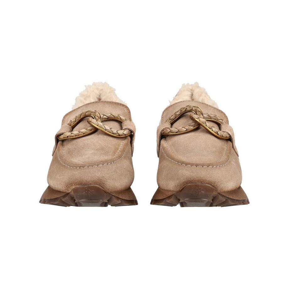 Hispanitas Pantofole in camoscio con dettaglio intrecciato  