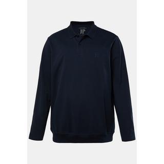 JP1880  Polo en maille piquée, collection Basic. Manches longues et ventre confort. Jusqu'au 8XL. 