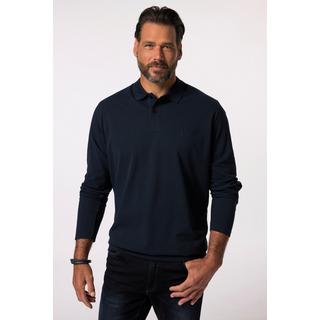 JP1880  Polo en maille piquée, collection Basic. Manches longues et ventre confort. Jusqu'au 8XL. 