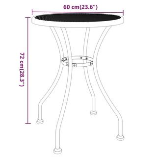 VidaXL Gartentisch metall  