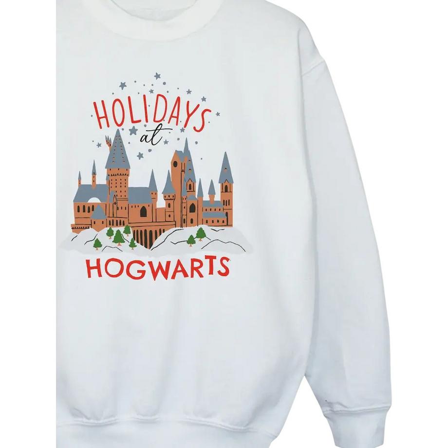 Harry Potter  Holidays At Hogwarts Sweatshirt 