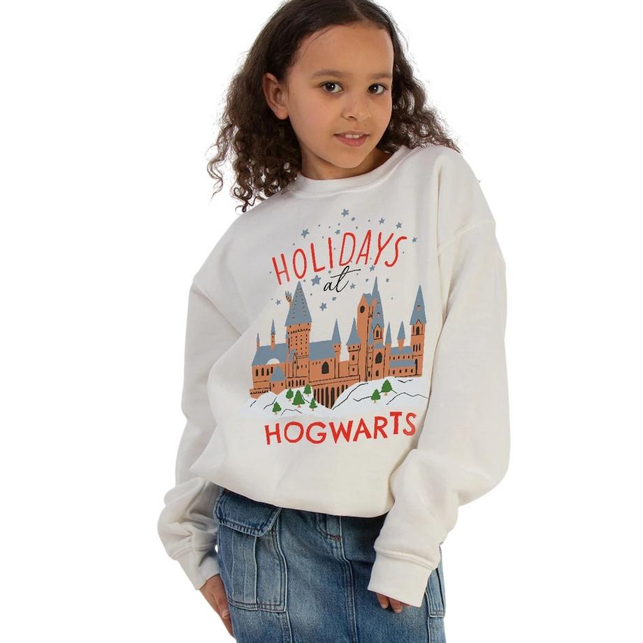 Harry Potter  Holidays At Hogwarts Sweatshirt 