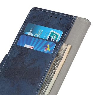 Cover-Discount  Galaxy A22 4G - Custodia Vintage in Pelle Scamosciata 