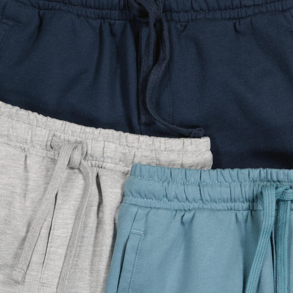 La Redoute Collections  Lot de 3 bermudas en molleton 