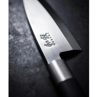 Kai Küchenmesser Wasabi Deba 15 cm Schwarz  