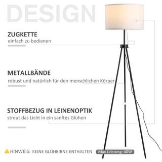 HOMCOM Stehlampe  