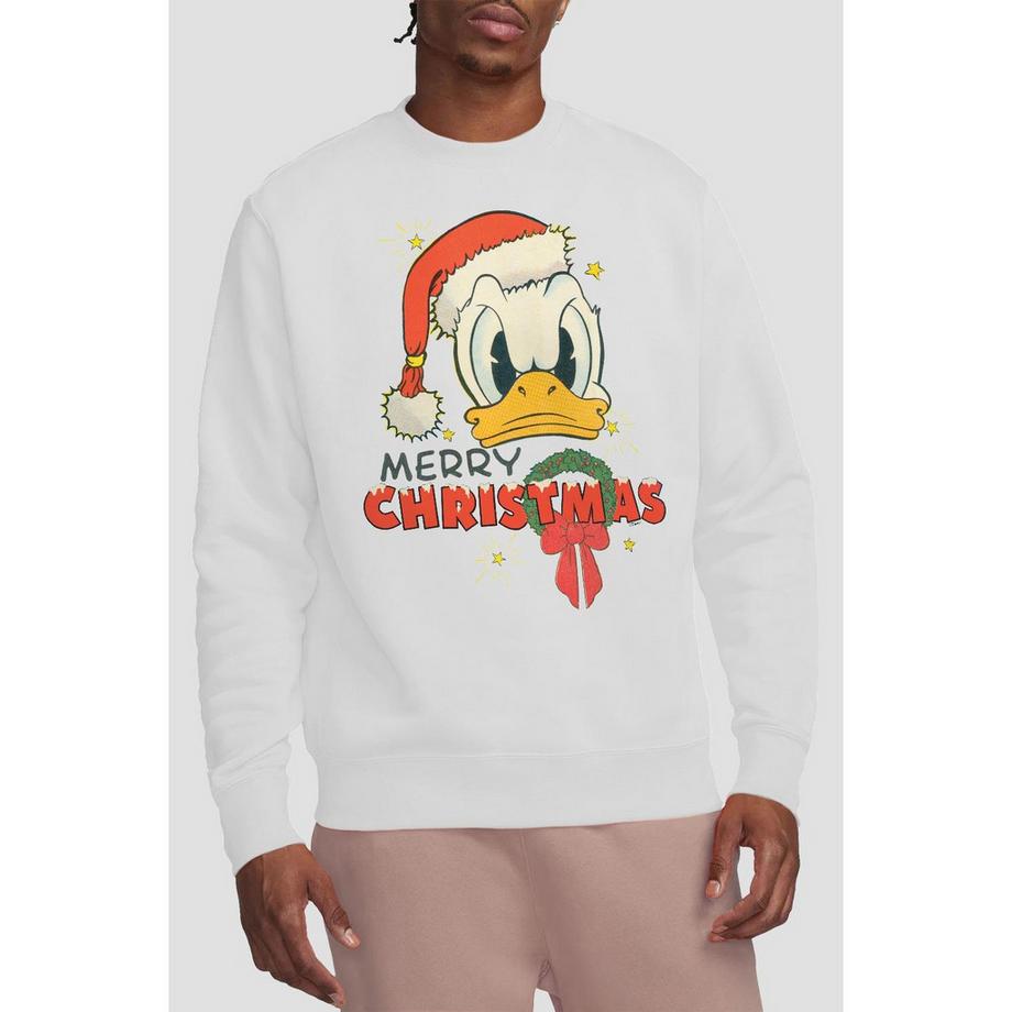 Disney Donald Duck Merry Christmas Sweatshirt  