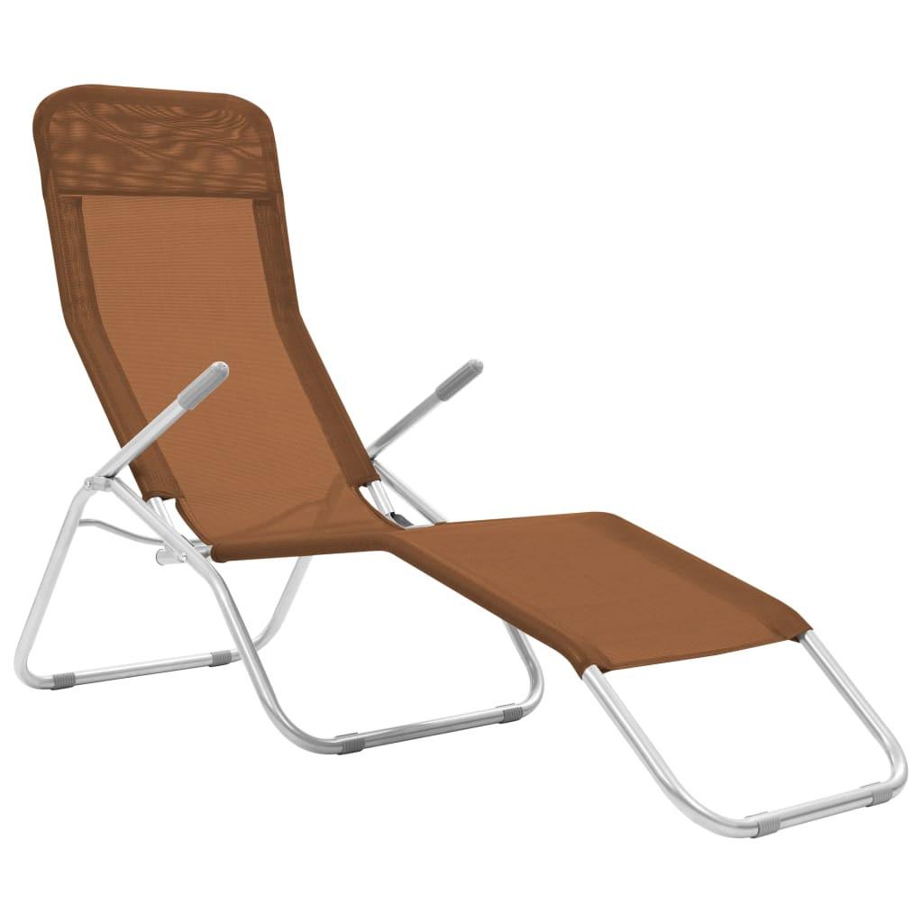 VidaXL Chaise longue tissu  