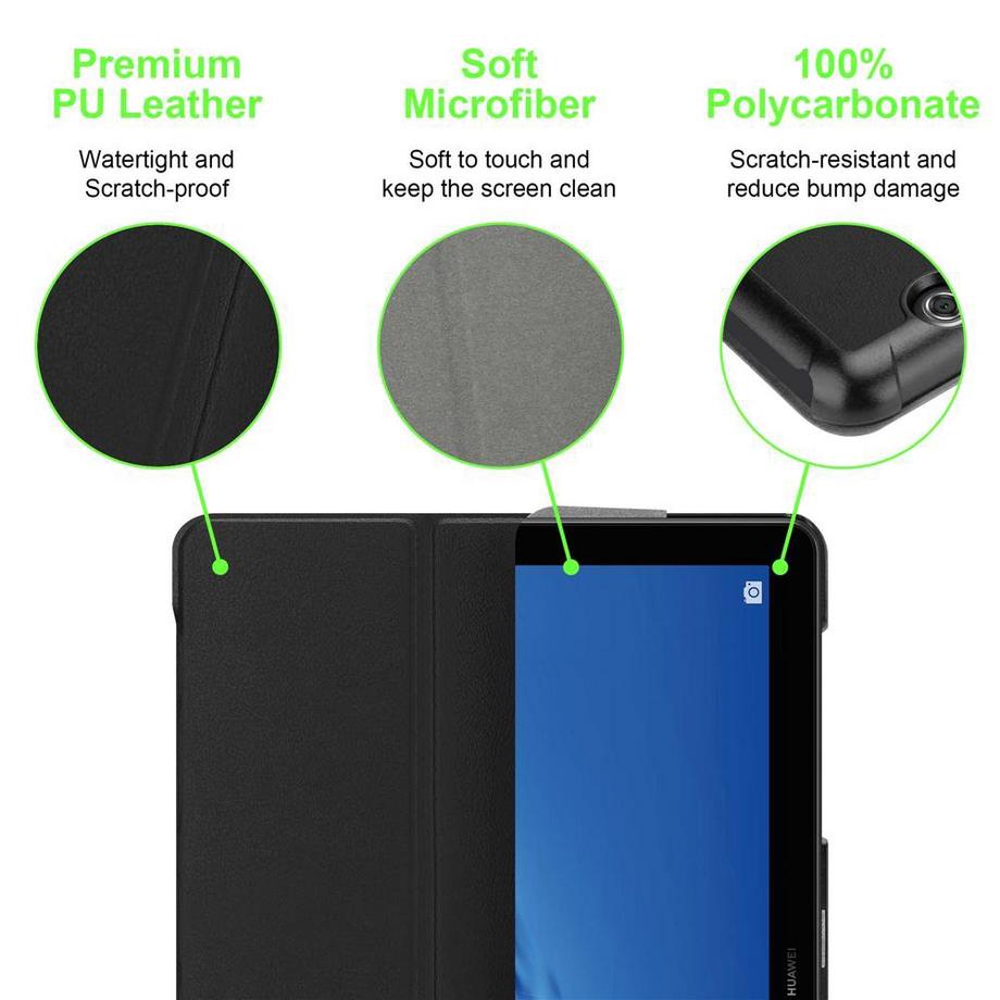 Cadorabo  Tablet Hülle für Huawei MediaPad T5 10 (10.1 Zoll) Ultra Dünne OHNE Auto Wake Up 