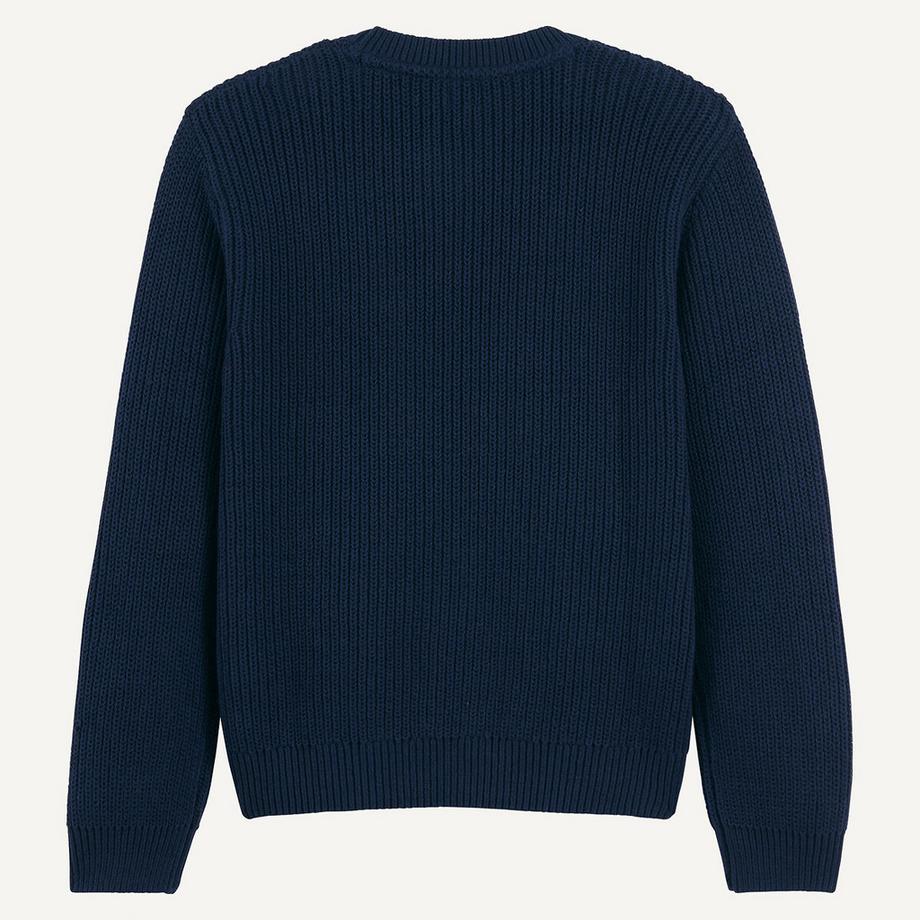 La Redoute Collections  Pull col rond en maille côtelée 